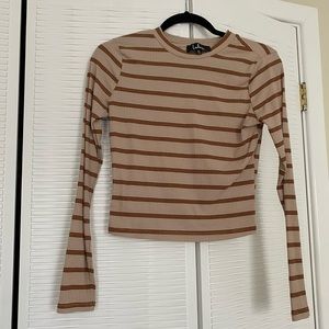 Lulus stripped long sleeve
